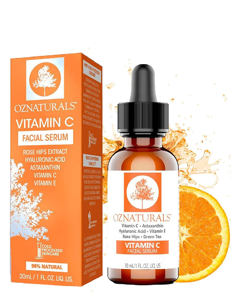 OZNaturals Vitamin C Facial Serum Naturligt aktiv hudvård | Pure Habit